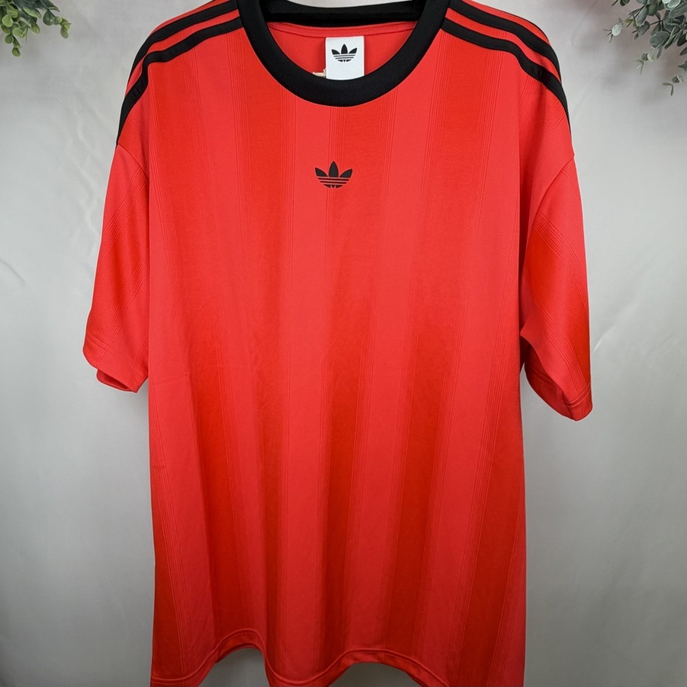 Adidas Jacquard Jersey Lucid  Red‎ Black Men's Size Size L JW5881 Soccer